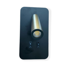 Cata Tuvalu 13w Günışığı 3200 Kelvin Yatak Başı Led Aplik Siyah Kasa CT-5253S
