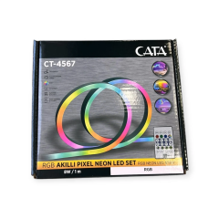 Cata CT-4567 Piksel Neon LED USB Girişli 5V 5 Metre Kumandalı – Tak Çalıştır Set