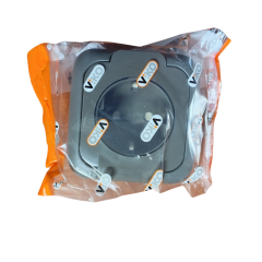 Viko Şeffaf Kapaklı Topraklı Priz Palmiye Serisi Sıva Üstü Antrasit Nemliyer - 90550709