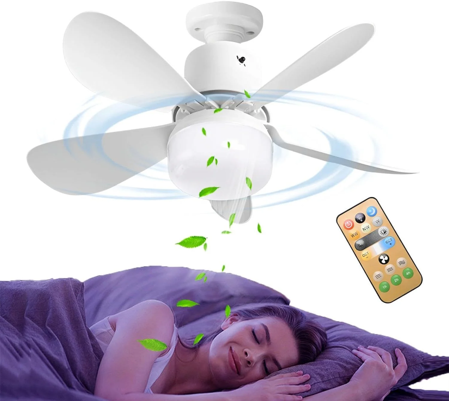 CATA Lodos Fan 62W Led Ampul Dimmerli, Pervane Ampül CT-1154