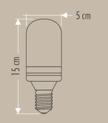 Cata 5w Alevli Led Ampul 3 Fonksiyonlu Amber Renk Ct-4059