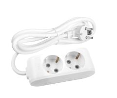 Viko Multi-let 2'li Grup Priz Topraklı Çocuk Korumalı 5 Metre Beyaz - 90113205