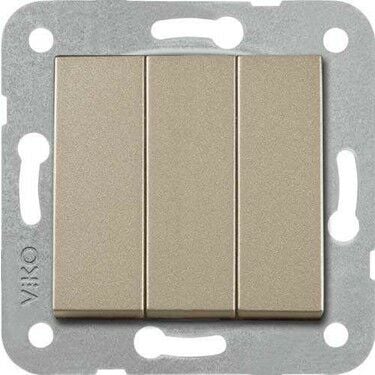Viko Artline Novella Bronz Üçlü Anahtar Çerçevesiz 92605268