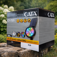 Cata Mila 18W RGB Led Solar Çim Bahçe Armatürü CT-7321