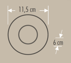 Cata 1200 Watt 360 Derece Sıva Üstü Ultra Slim Hareket Sensörü CT-9243