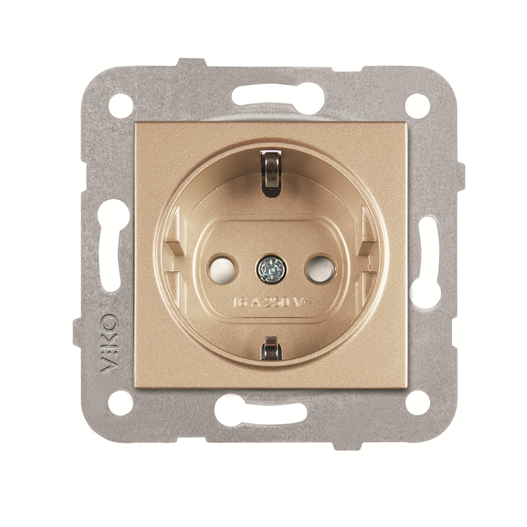 Viko Artline Novella Bronz Topraklı Priz Çerçevesiz 92605242