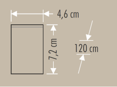 Cata 120cm 60w Profil Sarkıt Gold Linear Sıva Üstü Armatür CT-9081