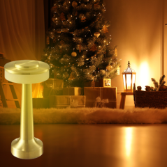 Noas Girit 3 Işık Gold Renkli Dokunmatik USB Şarjlı Dim Edilebilir Masa Lambası YL86-1233