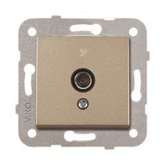 Viko Artline Novella Bronz Uydu Prizi  F Konnektörlü Sonlu Çerçevesiz 92605297