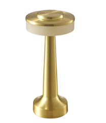 Noas Girit 3 Işık Gold Renkli Dokunmatik USB Şarjlı Dim Edilebilir Masa Lambası YL86-1233