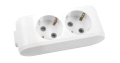 Viko Multi-let 2'li Grup Priz Topraklı Çocuk Korumalı Klemensli Beyaz - 90113200
