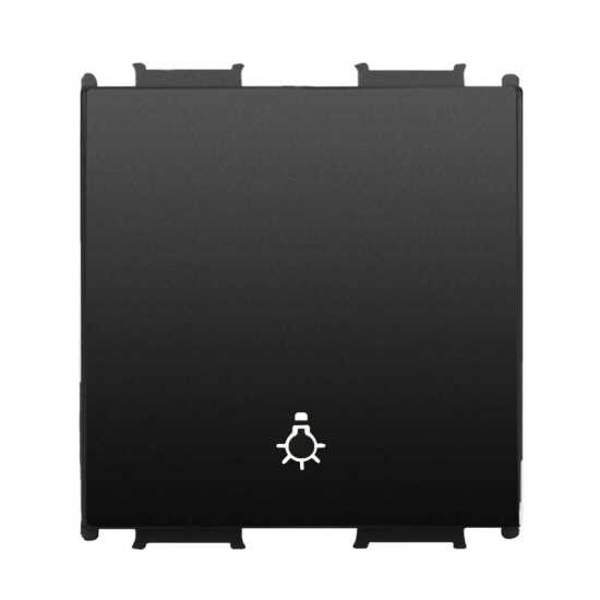 Viko Panasonic Modüler Siyah Light Yaylı Anahtar 2M Kapak - WVTR20164BL-TR