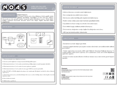Noas 16 Amper 2000 Watt 360 Derece Sıva Üstü Ultra Slim Hareket Sensörü YL04-7003