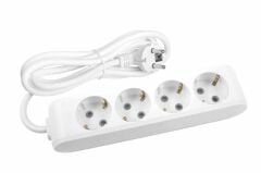 Viko Multi-let 4'lü Grup Priz Topraklı Çocuk Korumalı 3 Metre Beyaz - 90113403
