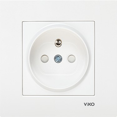 Viko Karre Beyaz UPS Priz Çocuk Korumalı ÇERÇEVELİ