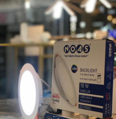 Noas 18w Sıva Altı Backlight Led Panel Yuvarlak YL10-1800-B, YL10-1801-B