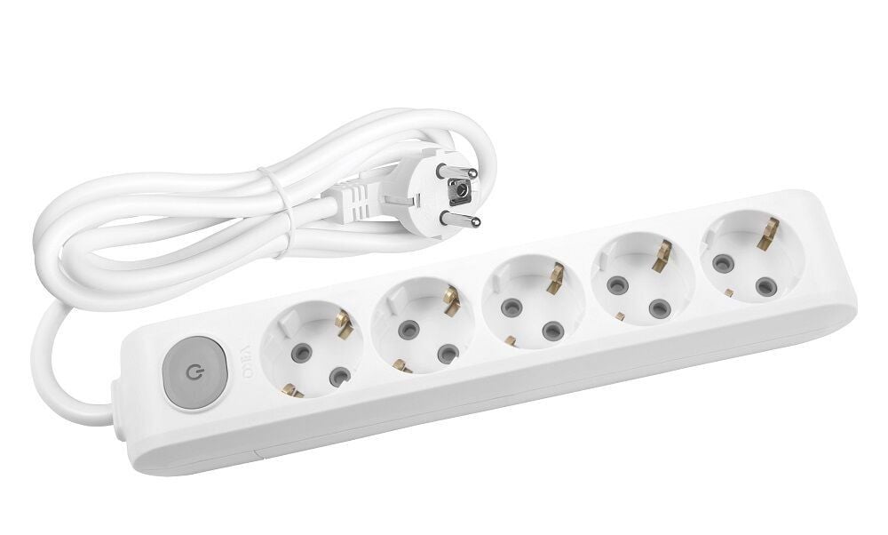 Viko Multi-let 5'li Grup Priz Anahtarlı Topraklı Çocuk Korumalı 3 Metre Beyaz - 90117503