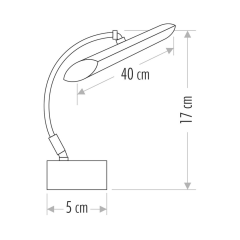 Noas 7w Gold Renk Resim Ayna Aplik 40 Cm Madrid YL85-2701