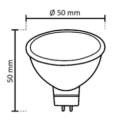 Noas 7W Led İğne Bacaklı Ampul 630 Lümen MR16 Duy YL91-1671, YL91-1672