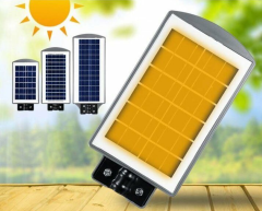 Noas 100W Beyaz Işık 6500K Sensörlü Led Kumandalı Solar Sokak Armatürü YL73-0100-S