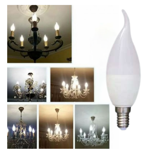 Noas 7W Led Kıvrık Buji Ampul 630 Lümen E14 Duy YL96-1701-B, YL96-1702-B