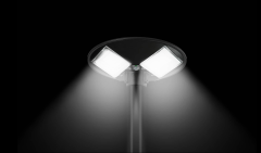 Noas 300W Beyaz Işık 6500K Sensörlü Led UFO Kumandalı Solar Sokak Armatürü YL73-0330-S