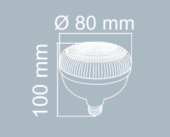 Noas 20W Kristal Torch Led Ampul Beyaz Işık 6500k E27 Duylu 1980 Lümen YL95-2011