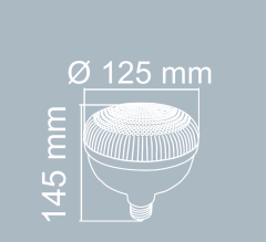 Noas 50W Kristal Torch Led Ampul Beyaz Işık 6500k E27 Duylu 4290 Lümen YL95-5011