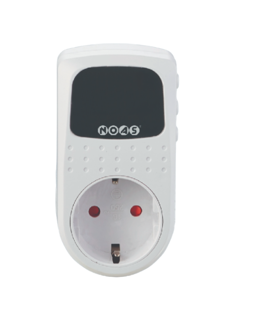 Noas Tekli Dijital Akım Korumalı Priz Beyaz 918 Joule YL04-0443