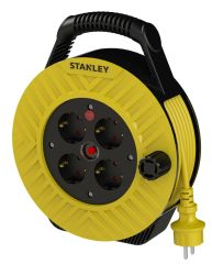 Stanley Ev Tipi Ip20 4 Soketli 15 Metre Makaralı Kablo SXECFK2PBQE