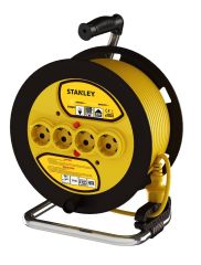 Stanley St-E Serisi Ip20 4 Soketli 50 Metre Makaralı Kablo SXECFL2QBXE