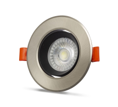 Noas Nemrut 5 Watt Sıva Altı Saten Kasa Yuvarlak Cob LED Spot YL28-2501, YL28-2502
