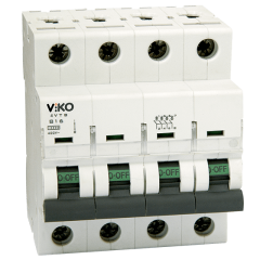 Viko 4X63 Amper 4 Fazlı C Tipi 4.5 kA Otomatik Sigorta 4VTB-4C63