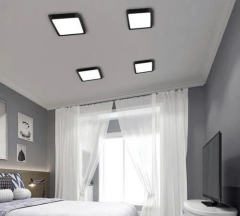 Cata CT-5236 Siyah Kasa Sıva Üstü Kare 18w Beyaz Işık 6500K Led Panel