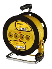Stanley St-E Serisi Ip20 4 Soketli 40 Metre Makaralı Kablo SXECFL2QBVE