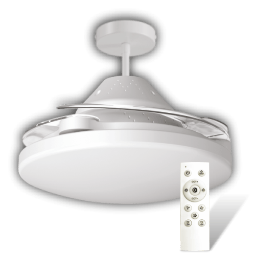 Cata CT-1156 Dolunay Fan Led Açılır Kapanır Hayalet Pervaneli 3 Mod Renkli