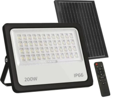 Cata CT-4649 Atlas Solar Led Projektör 200W Platinium 6400K Kumandalı