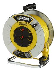Stanley Metal Ip44 4 Soketli 25 Metre Makaralı Kablo SXECFM2RCSE