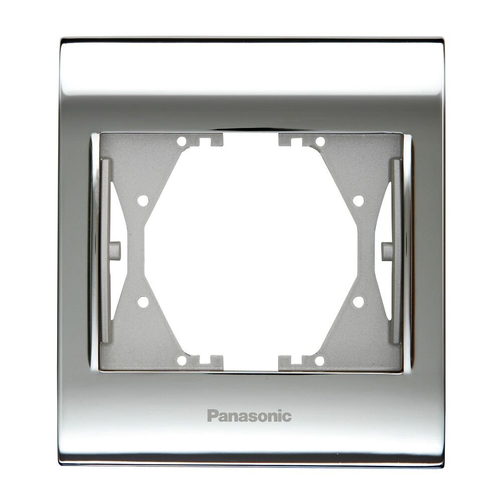 Panasonic Thea Blu Chrome+Beyaz Tekli Çerçeve - WBTF08015CH-TR