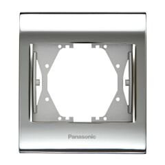 Panasonic Thea Blu Chrome+Beyaz Tekli Çerçeve - WBTF08015CH-TR