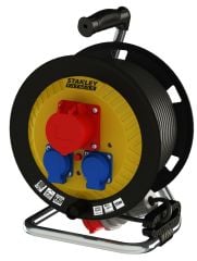 Stanley Endüstriyel Ip44 1 Soket 5X16A / 2 1X16A 25 Metre Makaralı Kablo SXECFM1CXSE