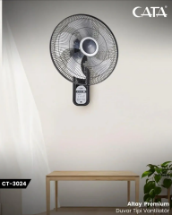 Cata CT-3024 Altay Premium Duvar Tipi Vantilatör Kumandalı
