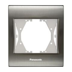 Panasonic Thea Blu Inox+Beyaz Tekli Çerçeve - WBTF08015IN-TR