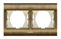 Panasonic Thea Blu Antique+Dore İkili Çerçeve - WBTF08025AQ-TR