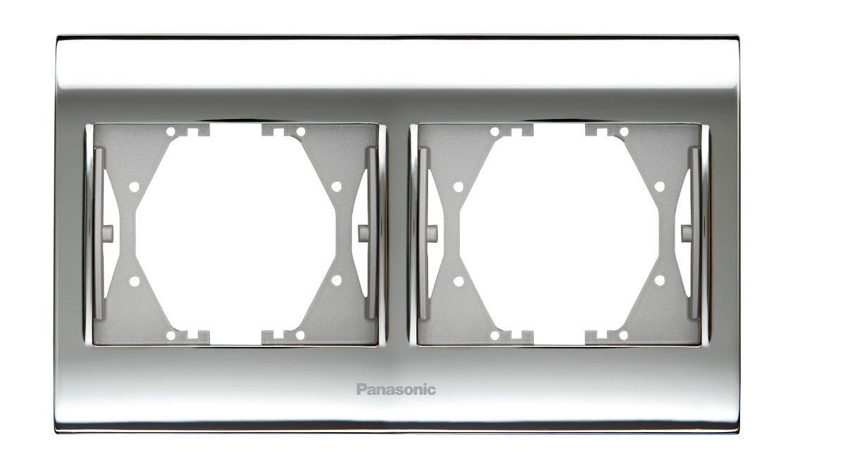 Panasonic Thea Blu Chrome+Beyaz İkili Çerçeve - WBTF08025CH-TR