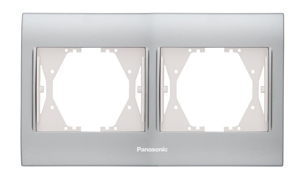 Panasonic Thea Blu Inox Matt+Dore İkili Çerçeve - WBTF08025IM-TR