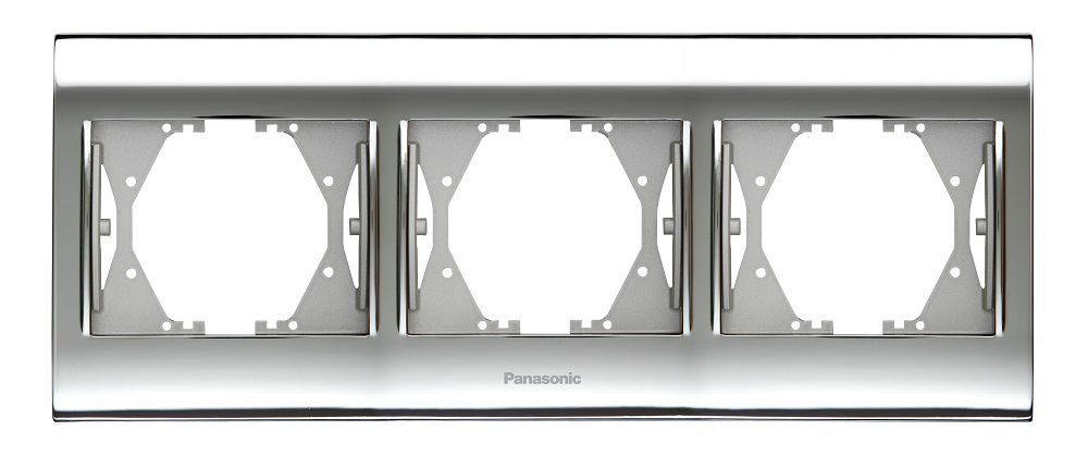Panasonic Thea Blu Chrome+Beyaz Üçlü Çerçeve - WBTF08035CH-TR