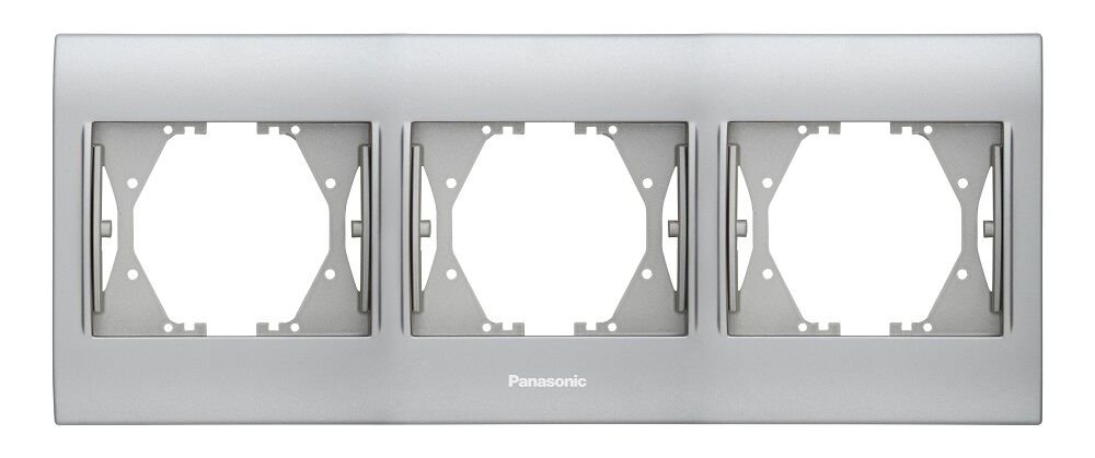 Panasonic Thea Blu Chrome Matt+Beyaz Üçlü Çerçeve - WBTF08035CM-TR
