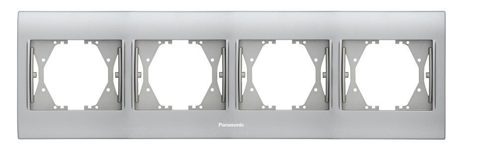 Panasonic Thea Blu Chrome Matt+Beyaz Dörtlü Çerçeve - WBTF08045CM-TR
