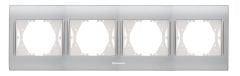 Panasonic Thea Blu Inox Matt+Dore Dörtlü Çerçeve - WBTF08045IM-TR